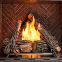 Majestic Interior Panels for Courtyard Gas Fireplace