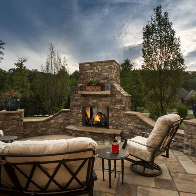 Majestic Courtyard Vent-Free Outdoor Gas Fireplace