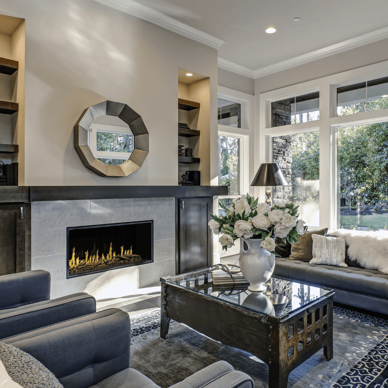 Modern Flames Orion Multi Built-In/Wall Mounted Smart Virtual Electric Fireplace