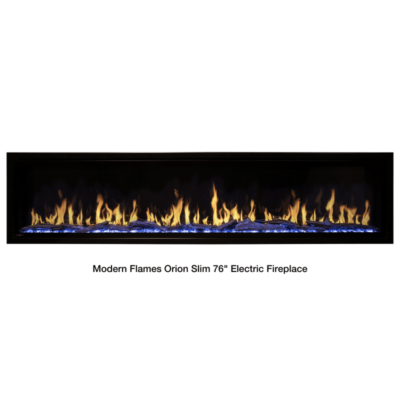 Modern Flames Orion Slim Built-In/Wall Mounted Smart Electric Fireplace