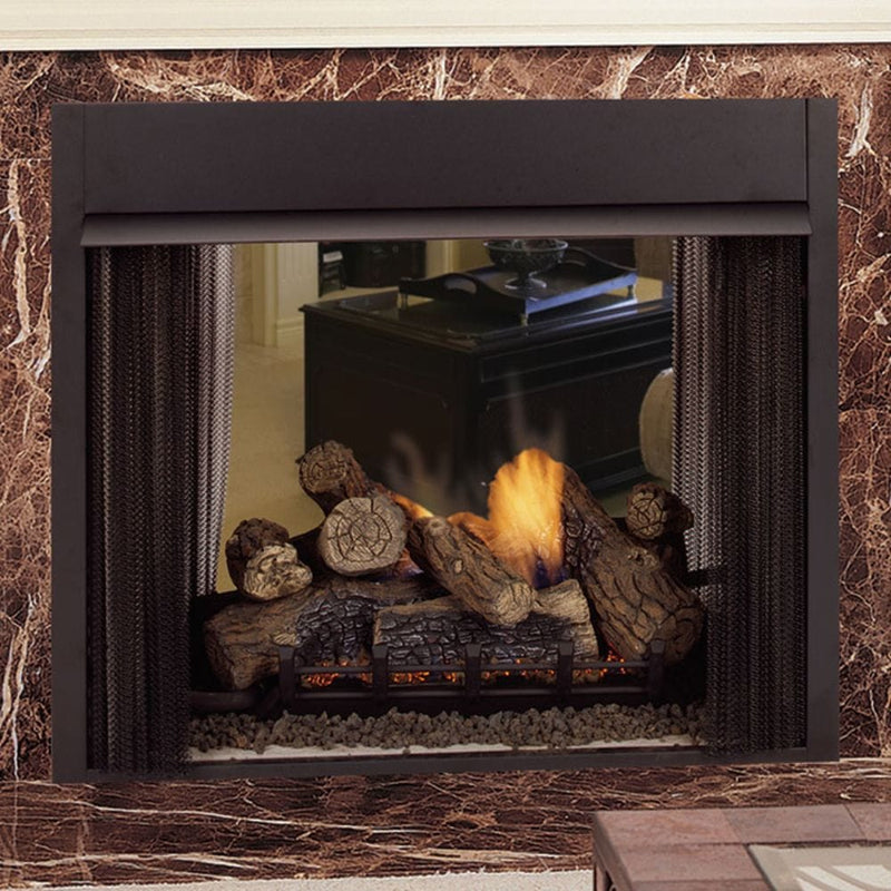 Monessen Lo-Rider 36" See-Through Gas Firebox