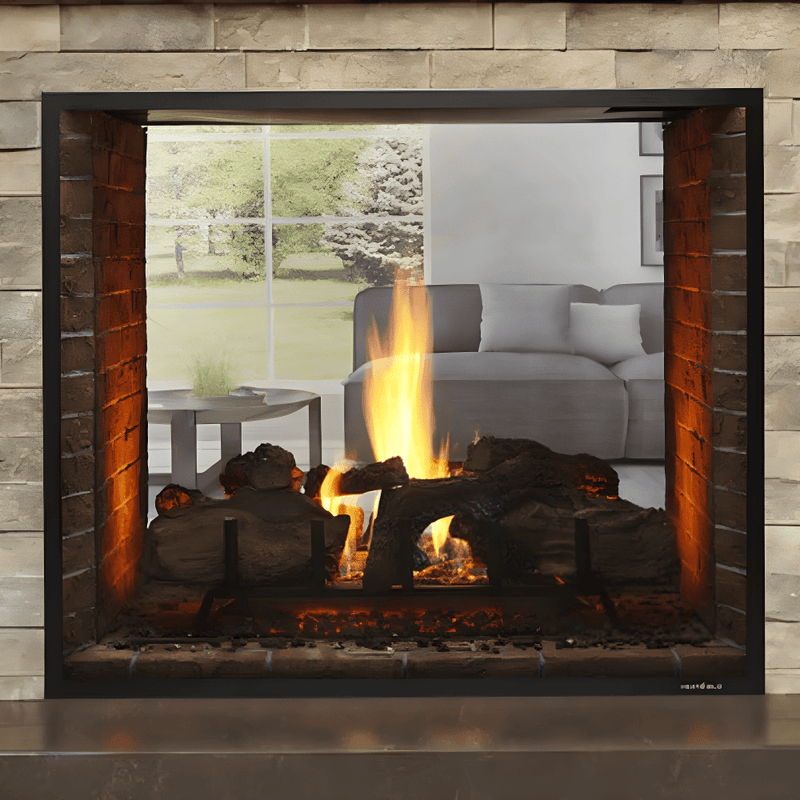 Monessen Lo-Rider 36" See-Through Gas Firebox