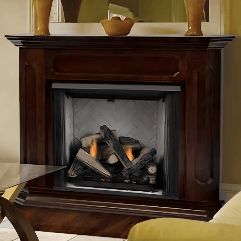 Monessen Lo-Rider 42" Clean Face Vent-Free Gas Firebox