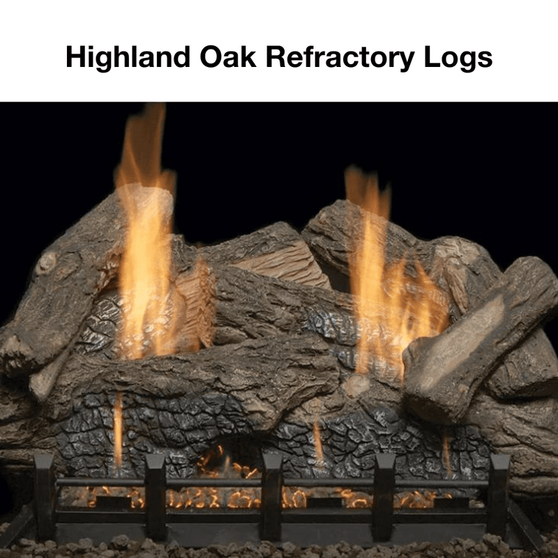 Monessen Log Set for 18"/24"/30" Natural Blaze Burner