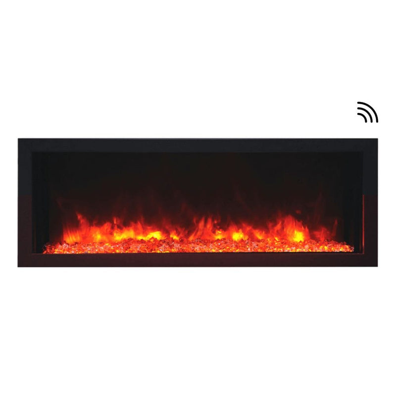 Remii Extra Slim 35"/45"/55"/65" Frameless Smart Built-in Electric Fireplace