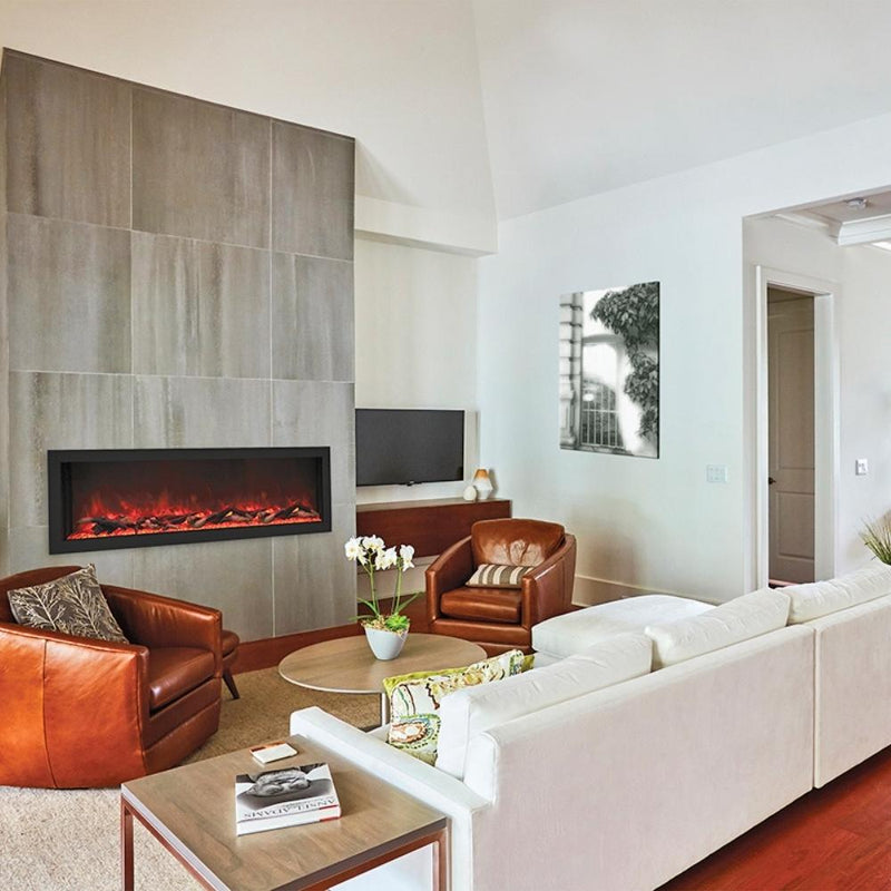 Remii DEEP Realistic Flame Frameless Built-in Electric Fireplace