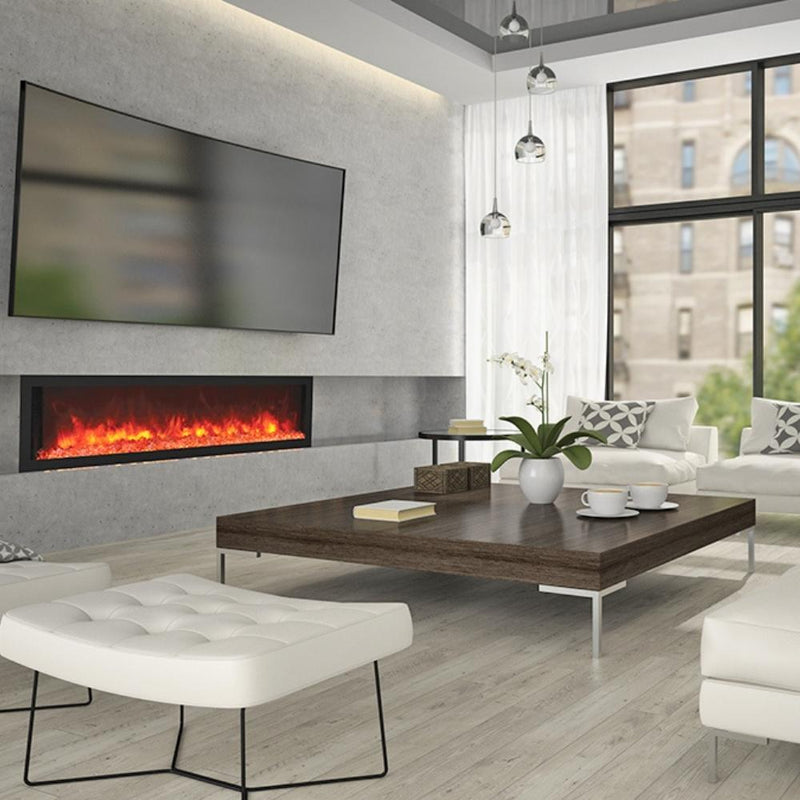 Remii DEEP Realistic Flame Frameless Built-in Electric Fireplace