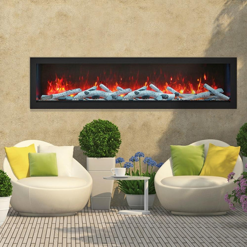 Remii DEEP Realistic Flame Frameless Built-in Electric Fireplace