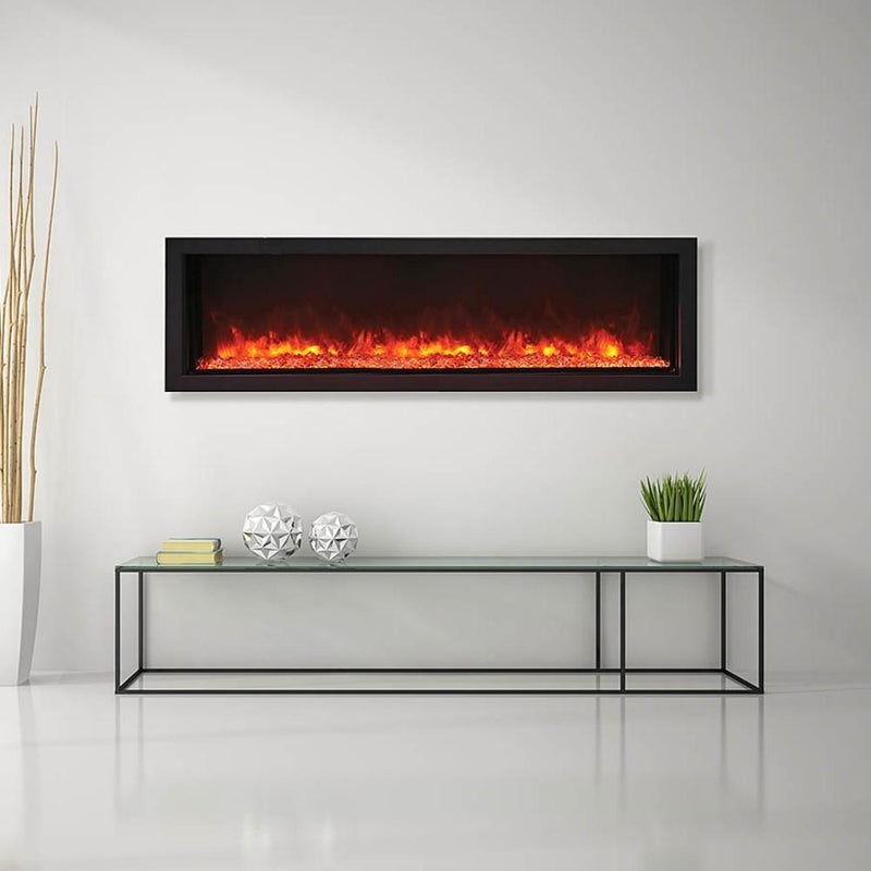 Remii Extra Slim 35"/45"/55"/65" Frameless Smart Built-in Electric Fireplace