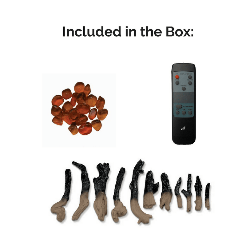 Sierra Flame 25" Free Standing Electric Fireplace (FS‐26‐922)