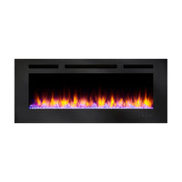 Simplifire Allusion Built-In/Wall-Mounted Electric Fireplace (SF-ALL40/48/60-BK)