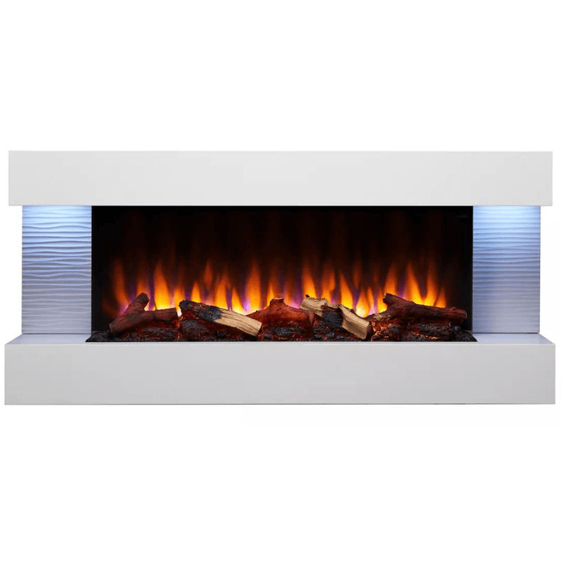 Simplifire Format 36" Wall-Mounted Electric Fireplace with Mantel Options