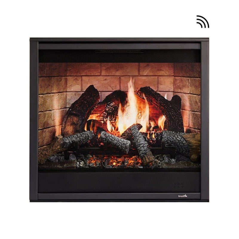Simplifire Inception 36" Traditional Built-In Electric Fireplace with Digital Spark Technology