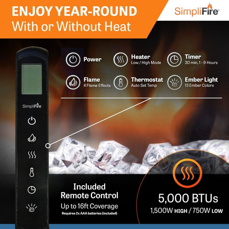 Simplifire Scion Linear Electric Fireplace