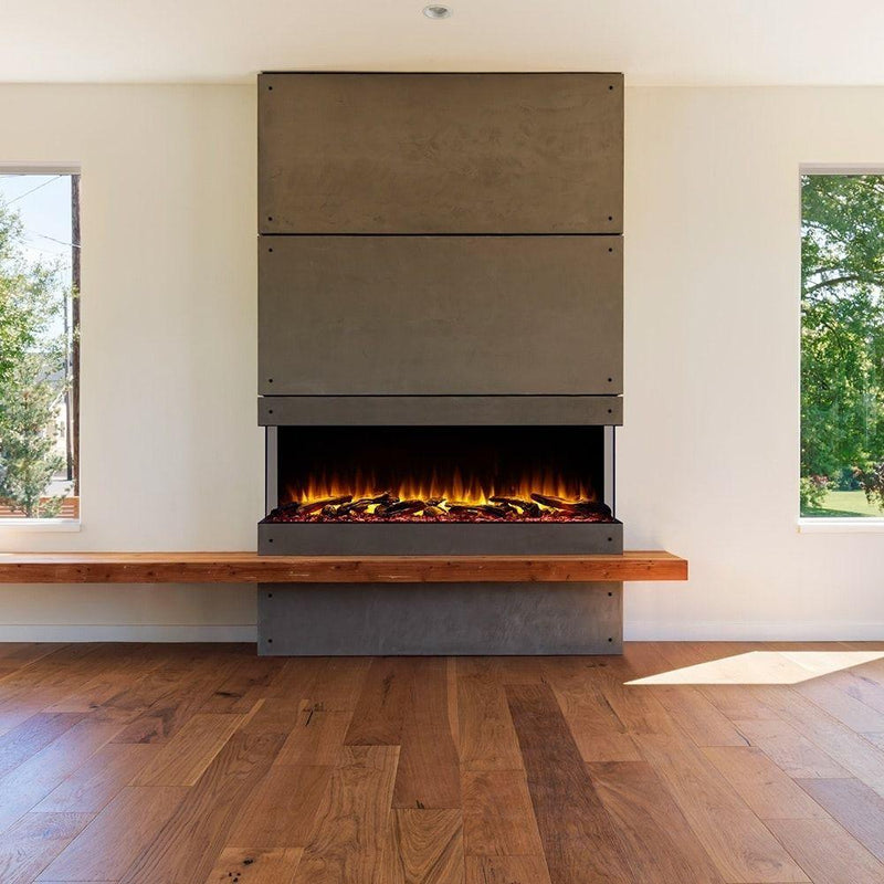 Simplifire Scion Trinity 3-Sided Built-in Electric Fireplace
