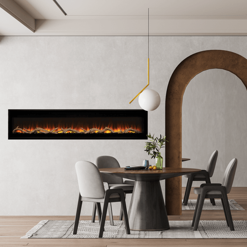 Superior ERL 3000 Series 60"/72"/84"/100" Built-In/Wall Mounted Linear Electric Fireplace