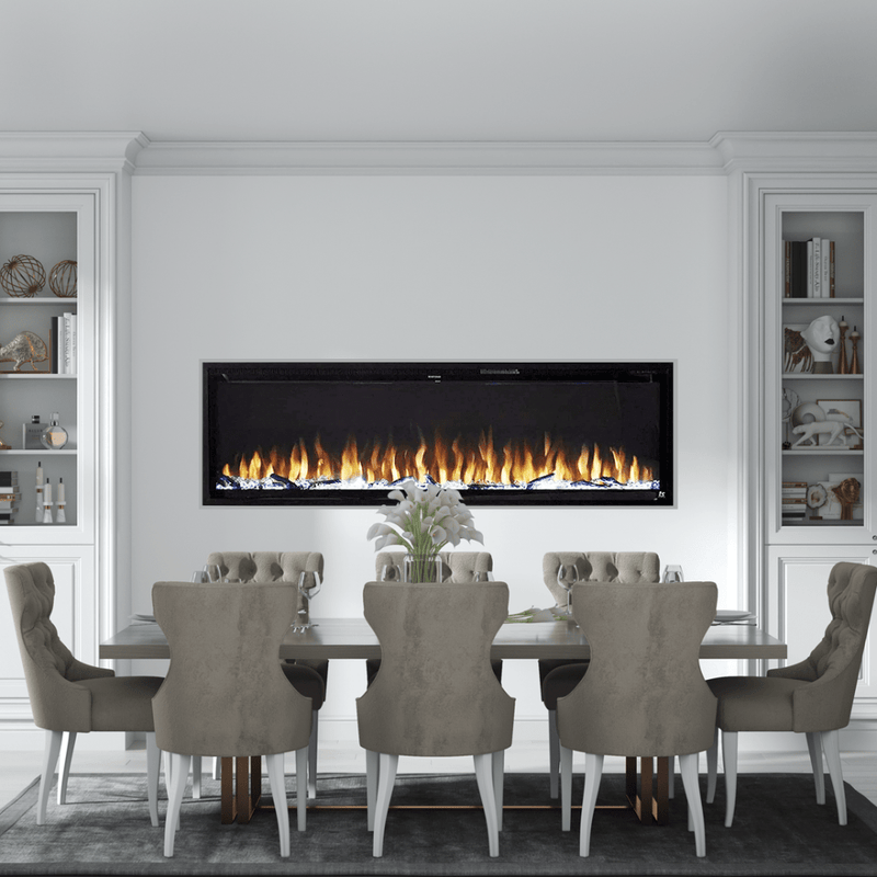 Superior ERL 3000 Series 60"/72"/84"/100" Built-In/Wall Mounted Linear Electric Fireplace