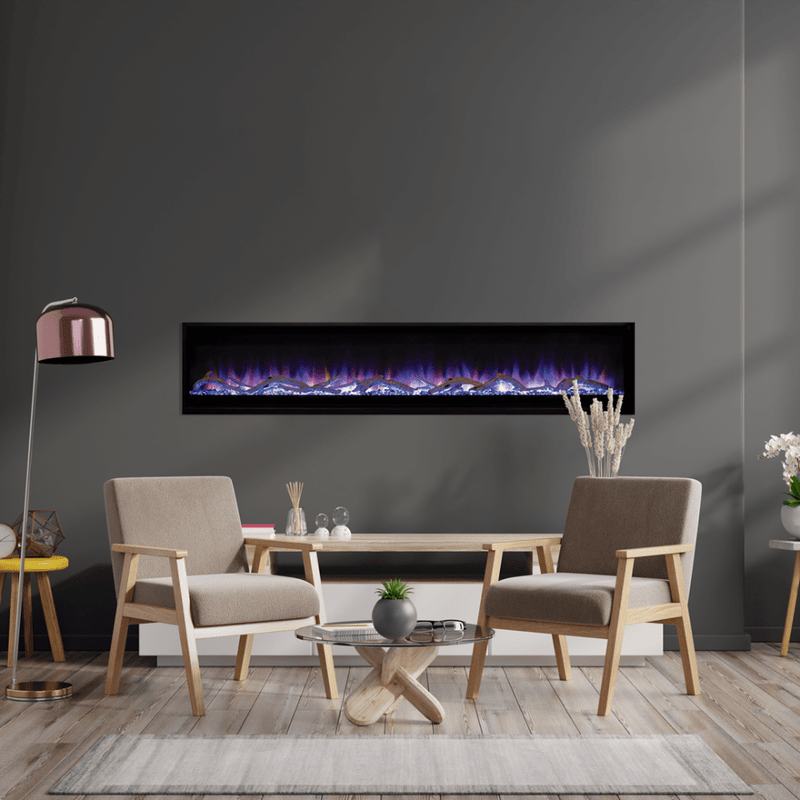 Superior ERL 3000 Series 60"/72"/84"/100" Built-In/Wall Mounted Linear Electric Fireplace