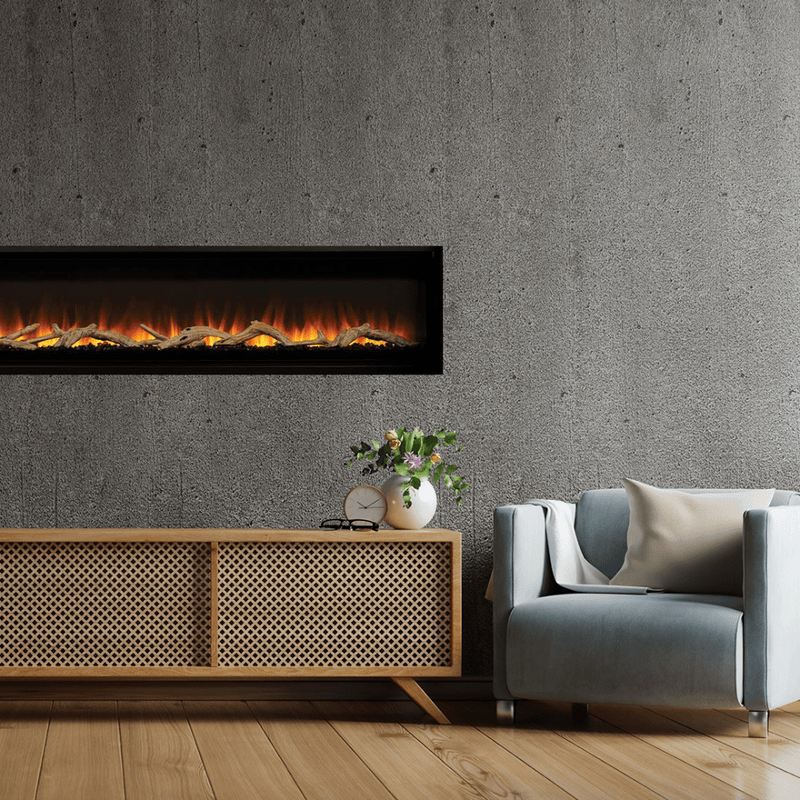 Superior ERL 3000 Series 60"/72"/84"/100" Built-In/Wall Mounted Linear Electric Fireplace