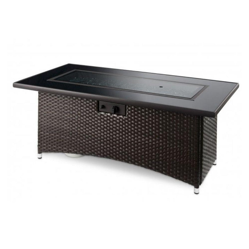 The Outdoor GreatRoom Company Balsam Montego 59" Linear Gas Fire Pit Table