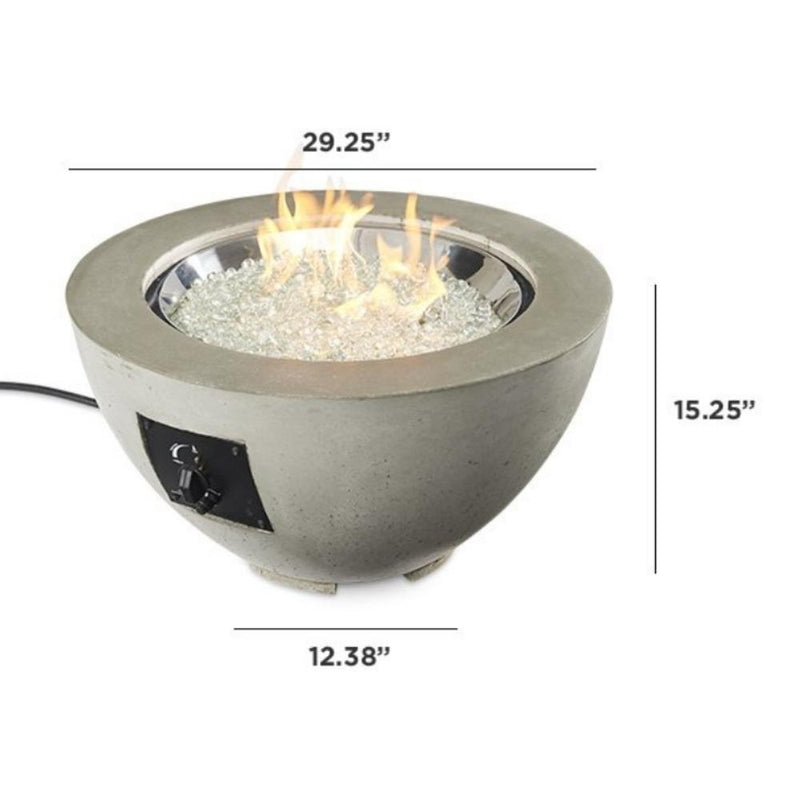 The Outdoor GreatRoom Company Cove 29-Inch Round Gas Fire Bowl - LP