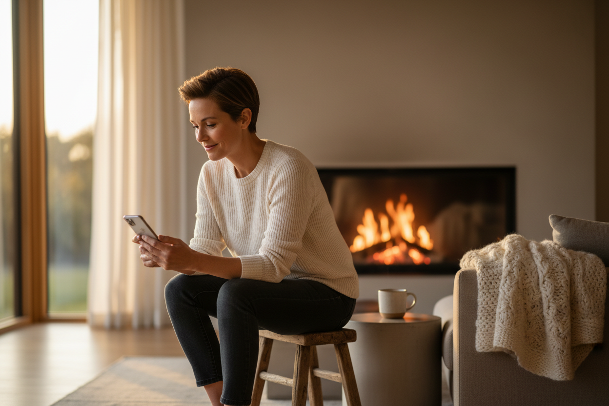 Warm Living Room Lifestyle